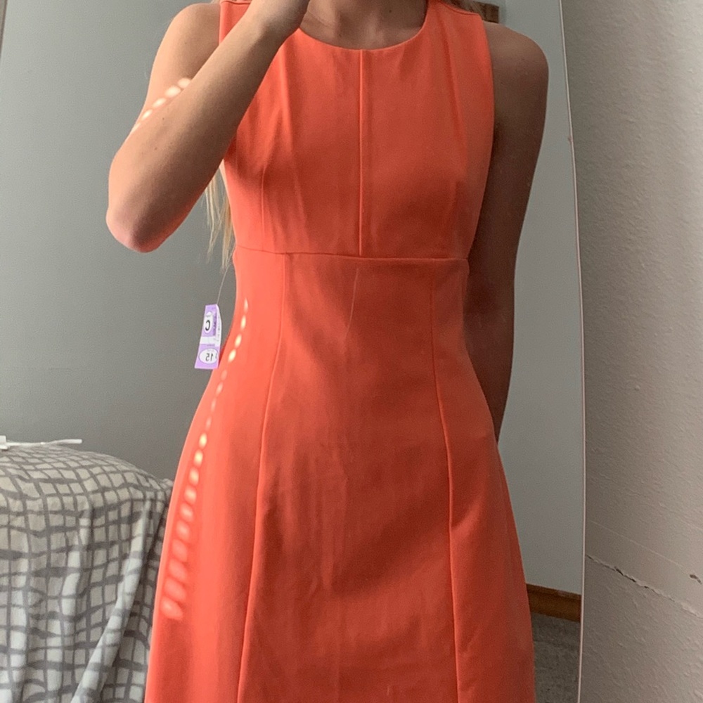 Coral dress